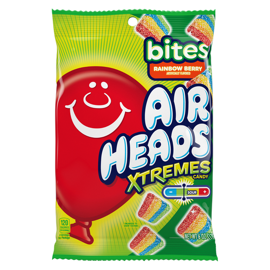 Airheads Xtremes Rainbow Berry Bites 6oz