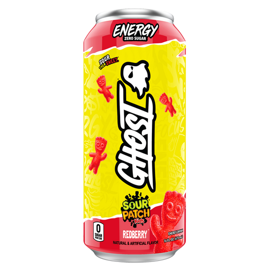 GHOST® Energy  Sour Patch Kids RedBerry 16oz Can