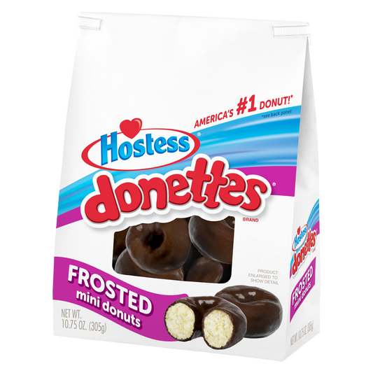 Hostess Donettes Chocolate Mini Donuts Bag 10.75oz