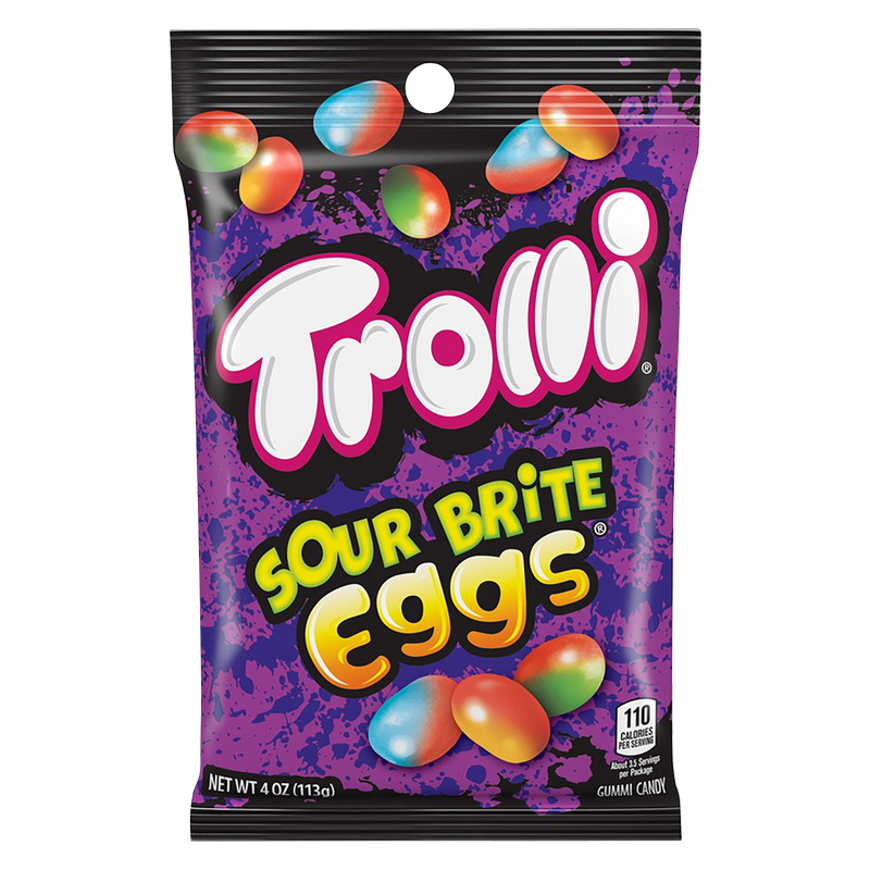 Trolli Sour Brite Eggs Gummy Candy 4oz
