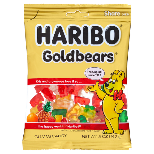 Haribo Goldbears Gummi Candy 5oz