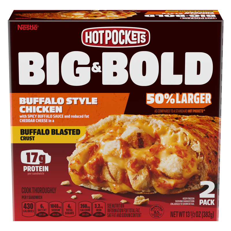 Hot Pockets Big & Bold Buffalo Style Chicken 2ct 13.5oz
