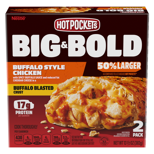 Hot Pockets Big & Bold Buffalo Style Chicken 2ct 13.5oz